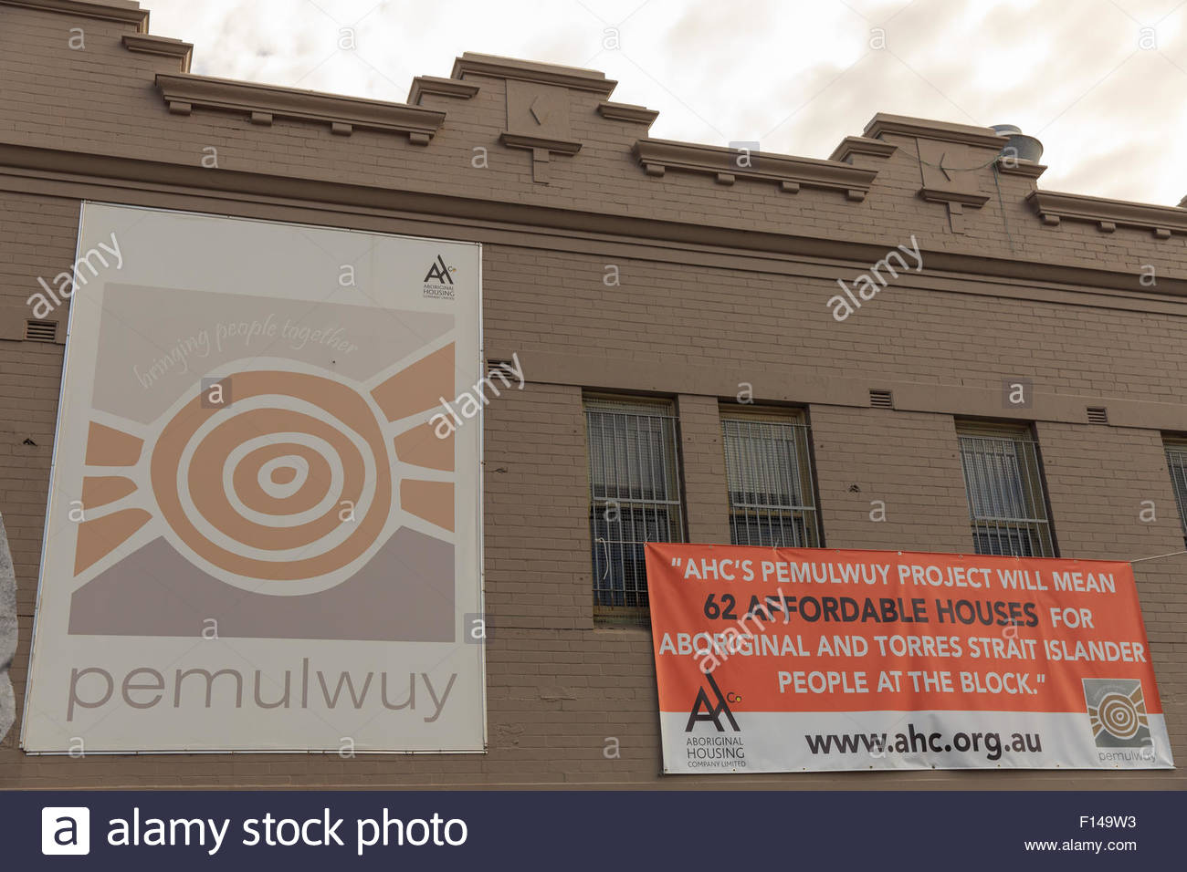 Sydney, Australia. August 27th, 2015. AUSTRALIA, Sydney Banners Stock