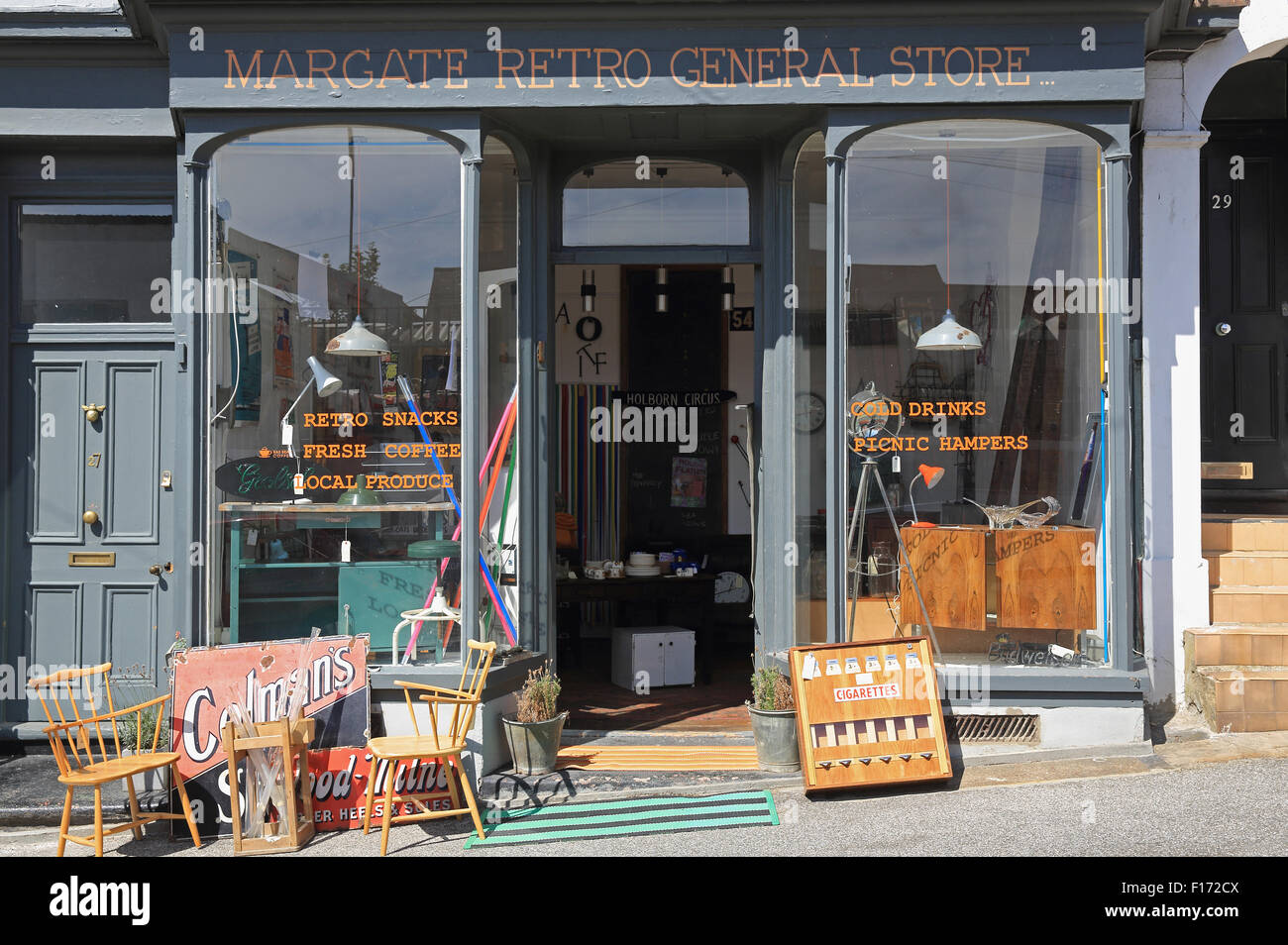 Margate retro general store, in the trendy old town, on in