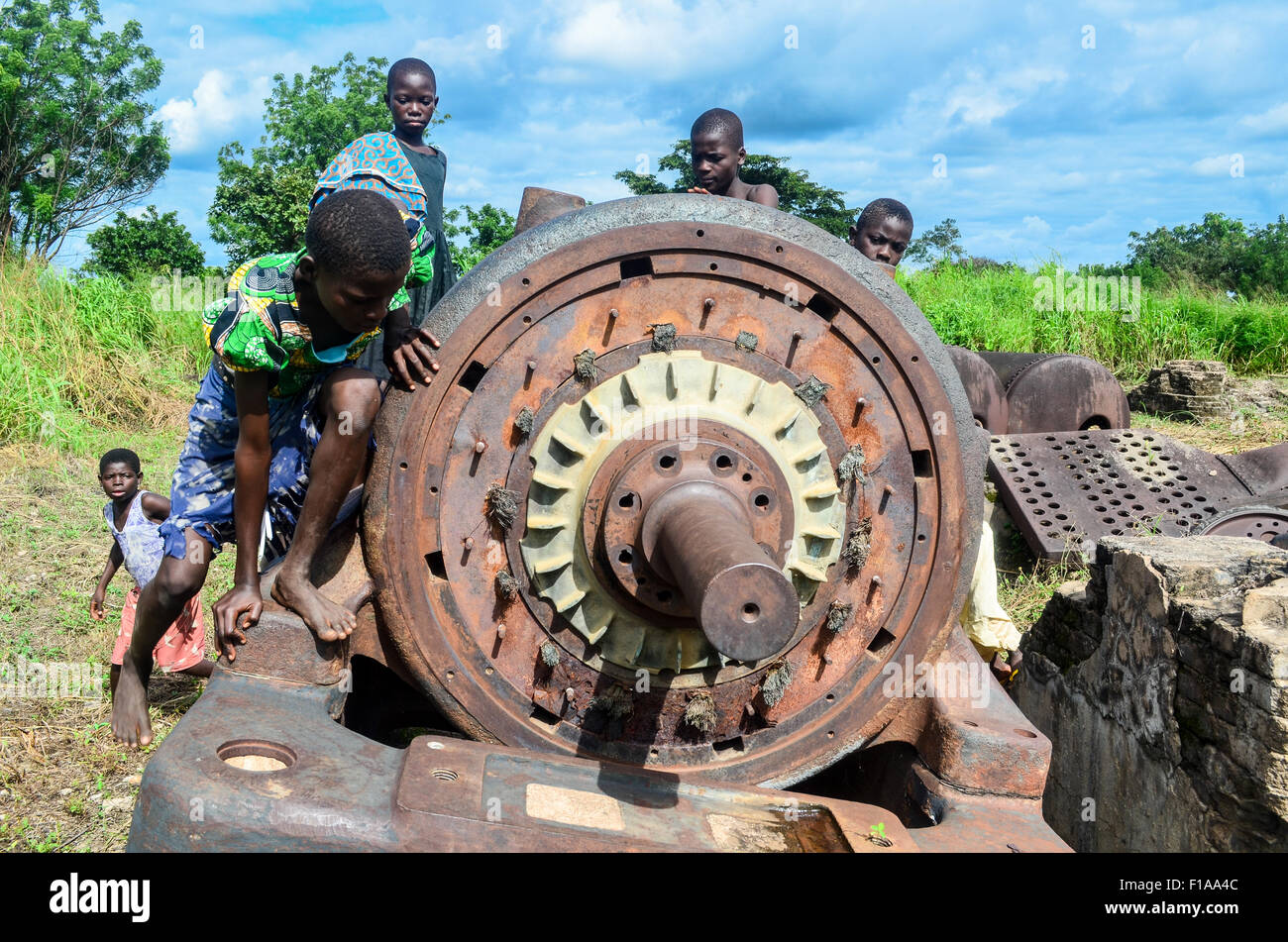 Old German radio station in Kamina, Togo Stock Photo 86893980 Alamy