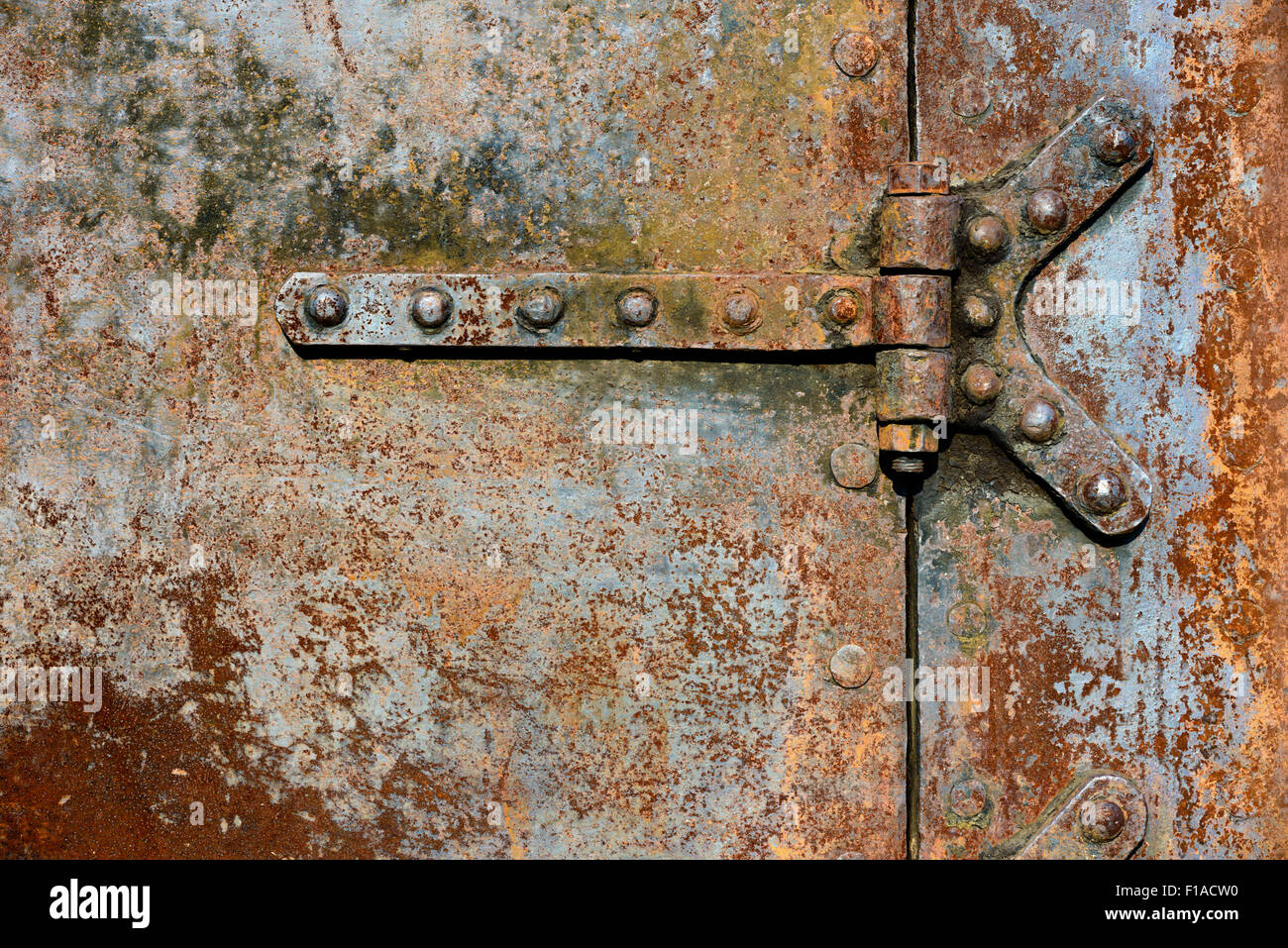 Rusty Metal Door backgrounds and textures: rusty metal door surface with riveted Rusty Metal Door backgrounds and textures: rusty metal door surface with riveted
