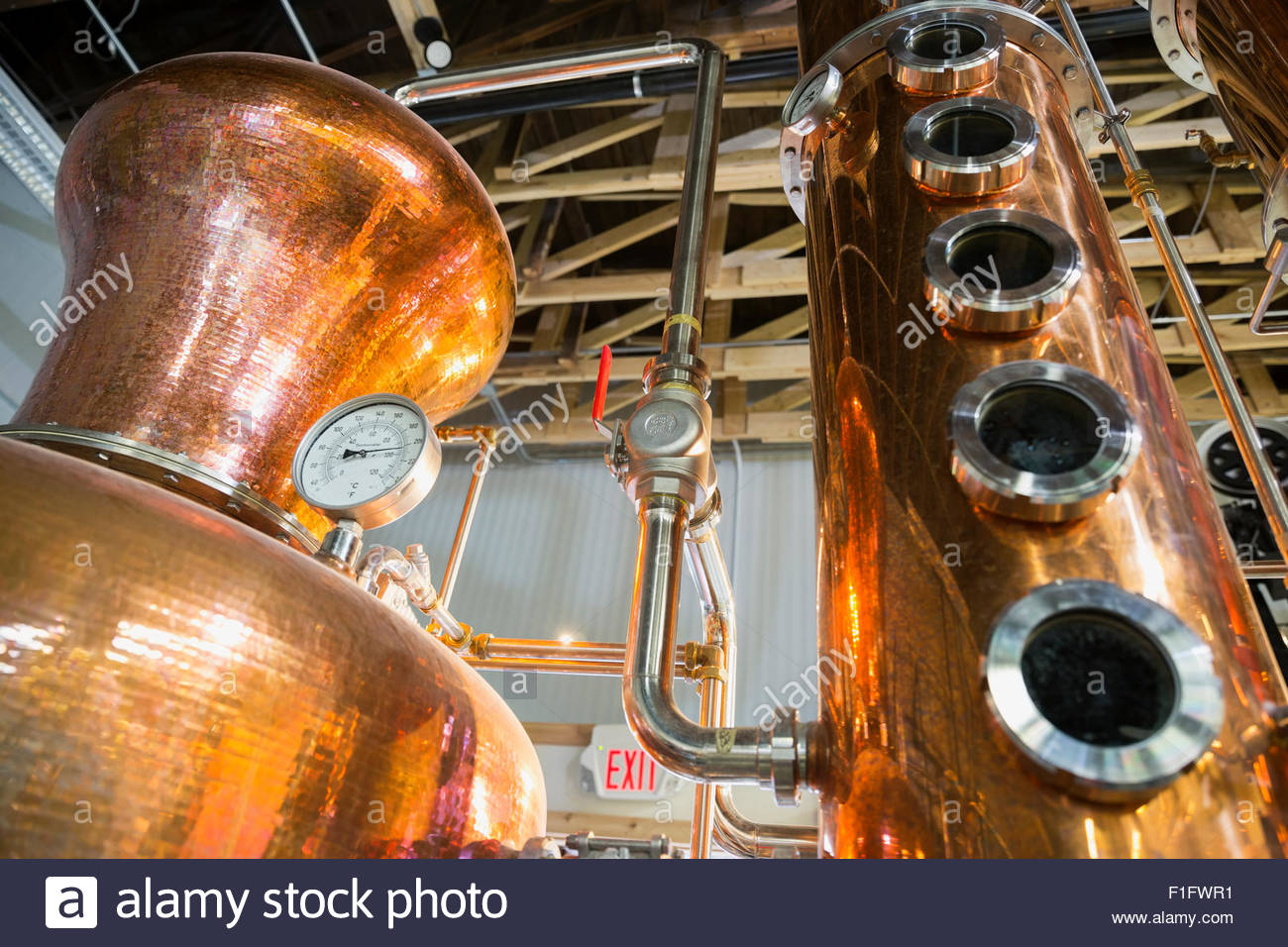Copper distillery vats Stock Photo, Royalty Free Image 87016021 Alamy