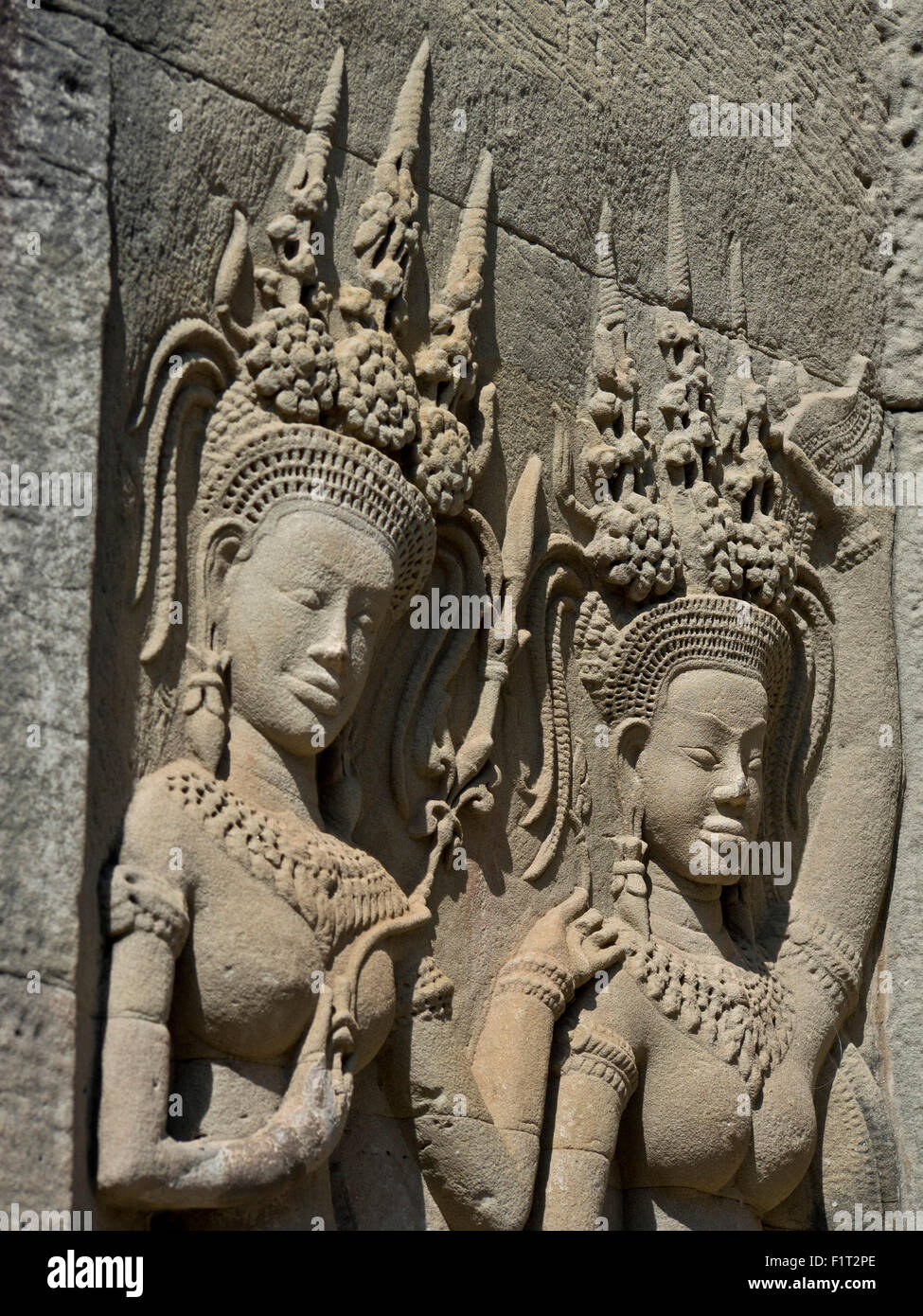 Detail Of Carvings Angkor Wat Archaeological Park UNESCO Siem Reap