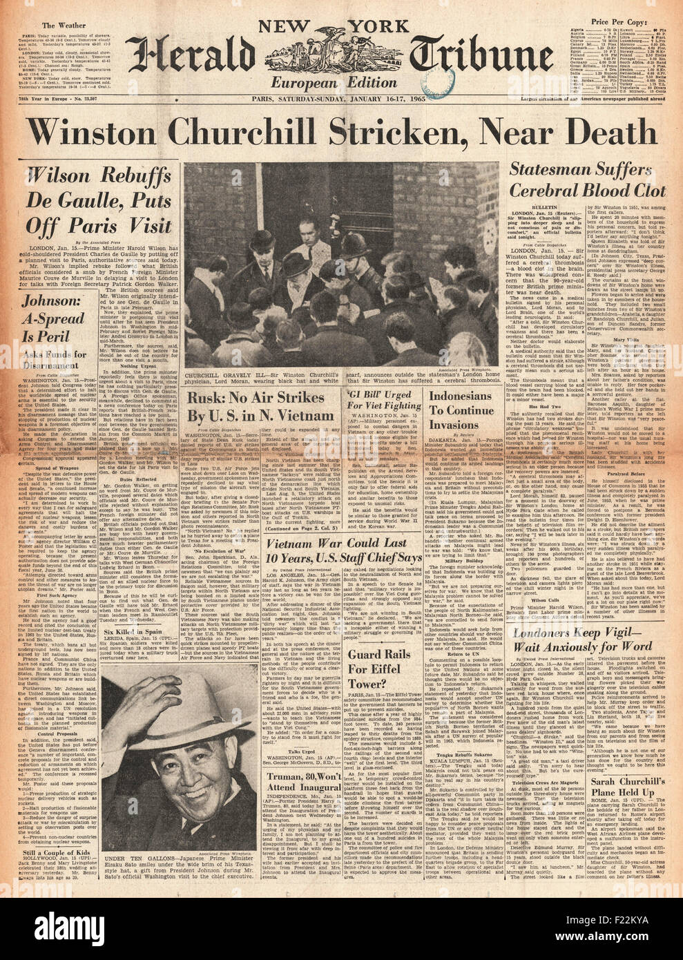 1965 New York Herald Tribune Hi Res Stock Photography And Images Alamy