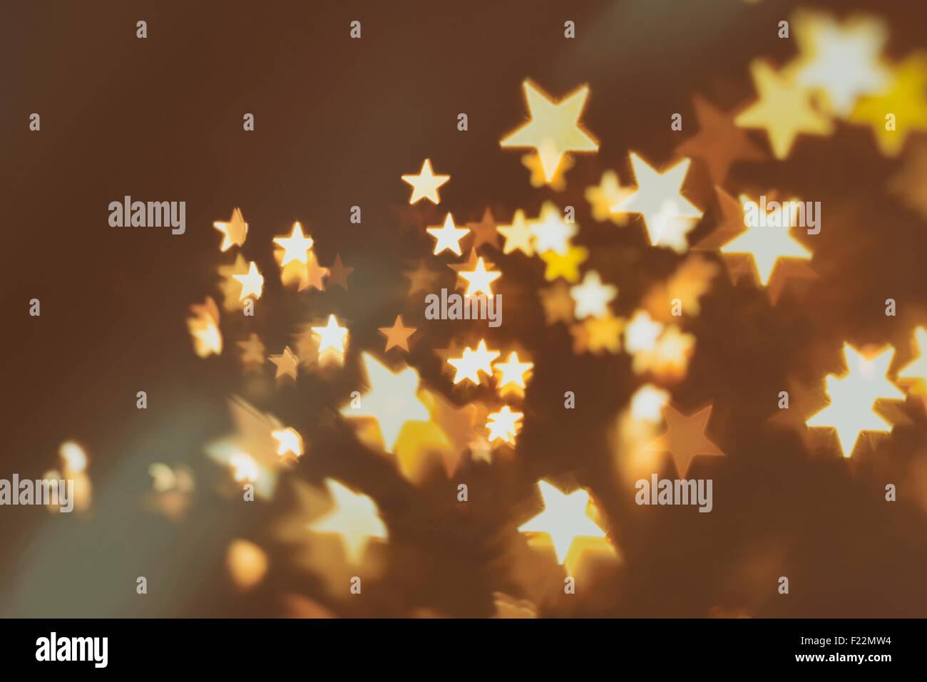 Yellow Stars Abstract Blur Background Emo Background Stock Photo