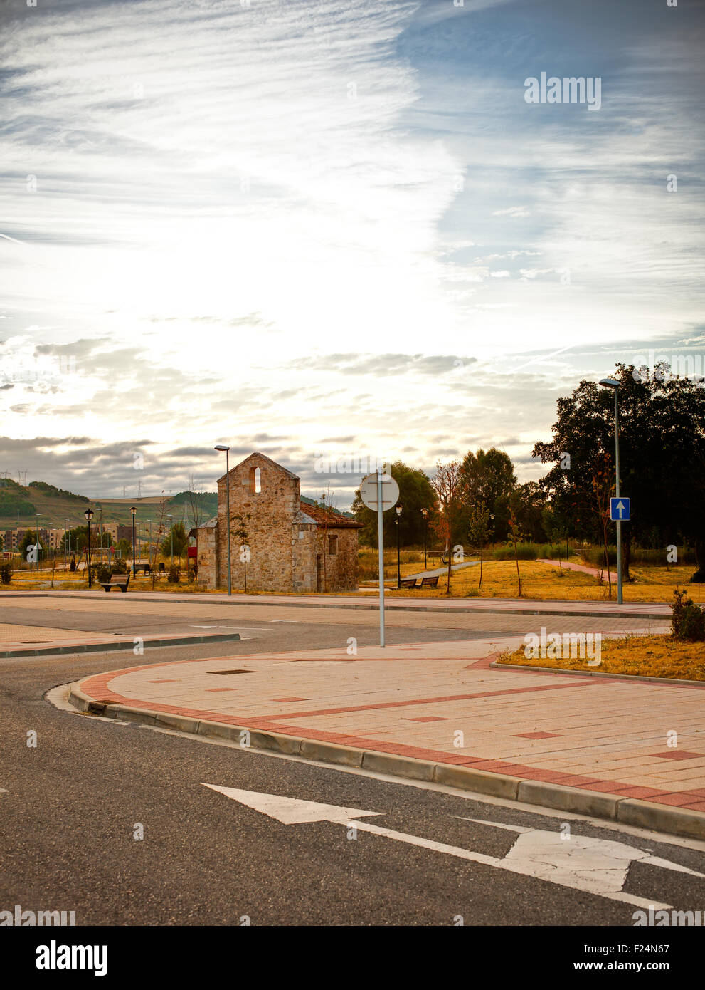 Road in a spanish village Stock Photo, Royalty Free Image: 87385599 - Alamy