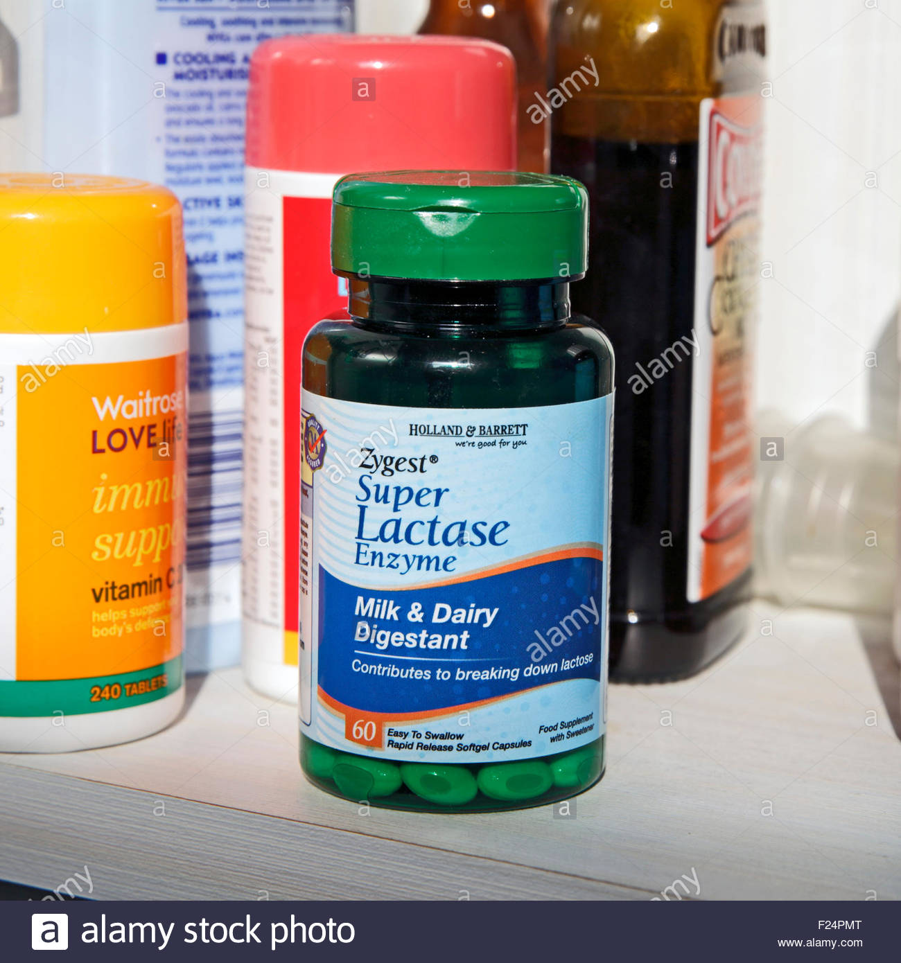 Lactase Enzyme Digestive Capsules Stock Photo, Royalty Free Image 87386792 Alamy