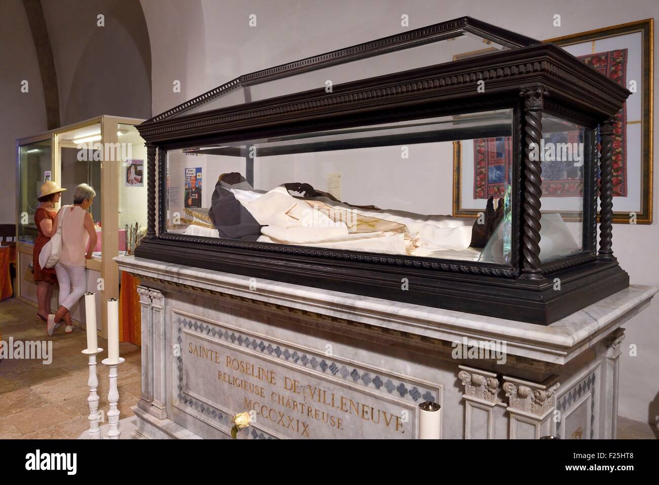 France, Var, the Dracenie, Les ArcssurArgens, Sainte Roseline Stock Photo, Royalty Free Image