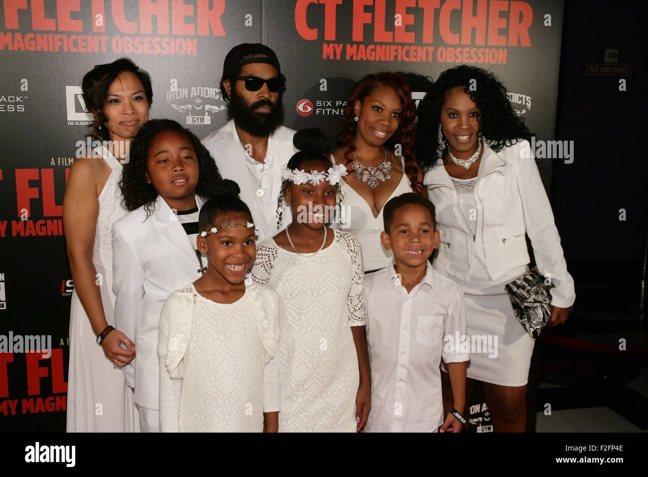 Las Vegas, NV, USA. 17th Sep, 2015. CT Fletcher family, Nicole Stock