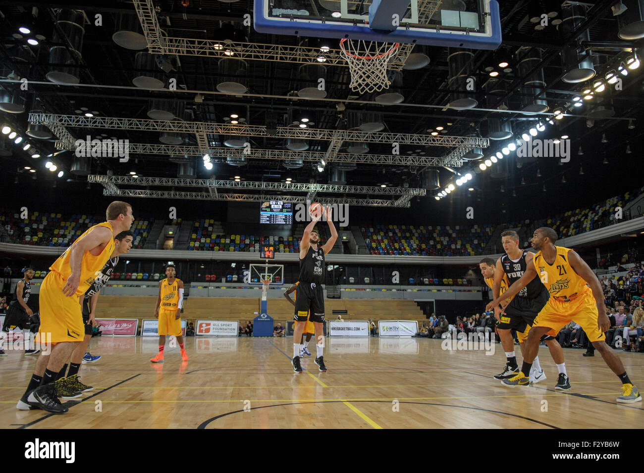 London, UK. 25th Sep, 2015. British Basketball League - London Lions
