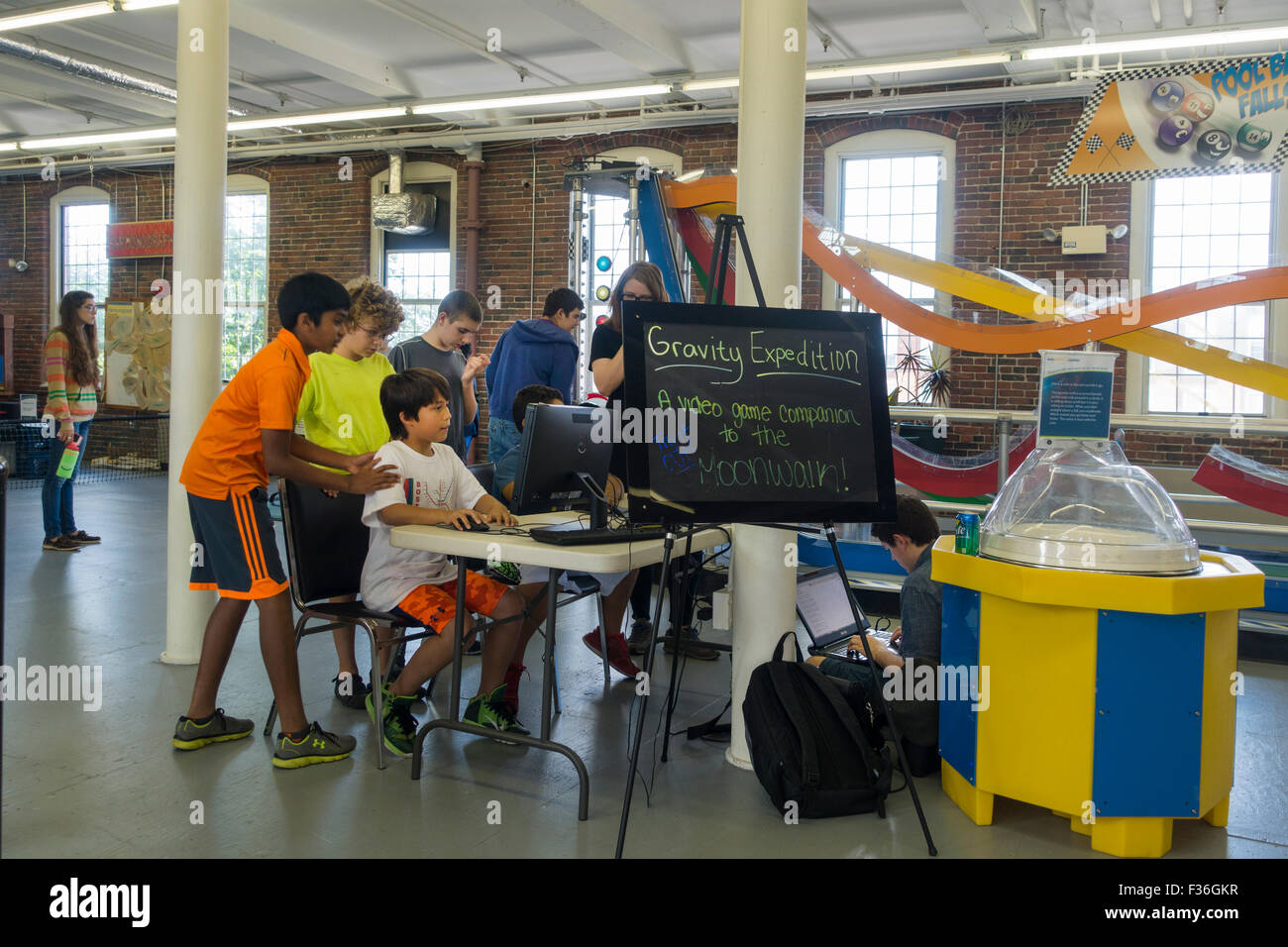 See science center Manchester New Hampshire NH Stock Photo, Royalty