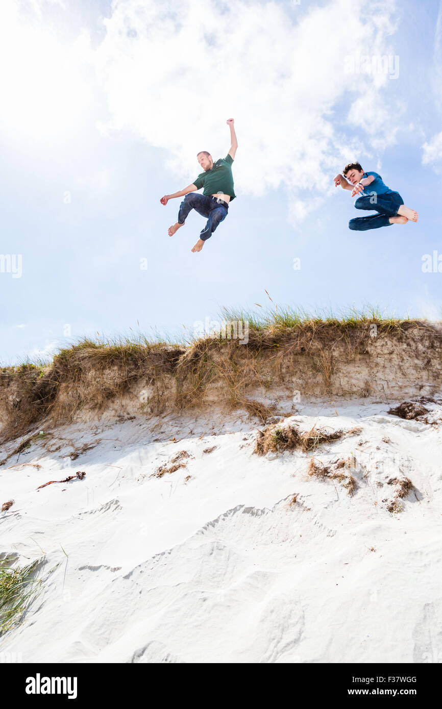 Jump in the dunes Stock Photo, Royalty Free Image 88069536 Alamy