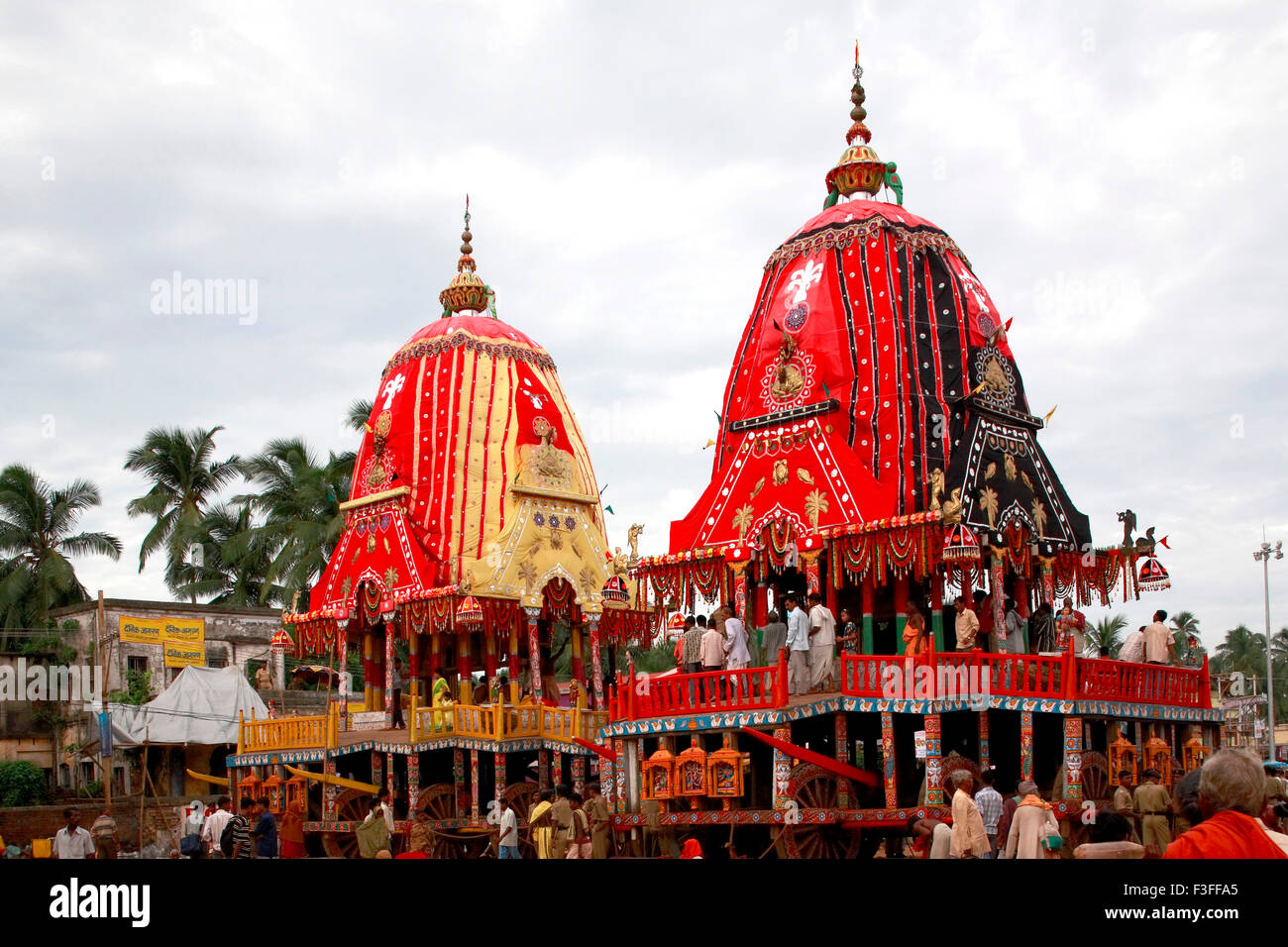 Rath yatra or Cart festival of Jagannath ; Puri ; Orissa ; India Stock