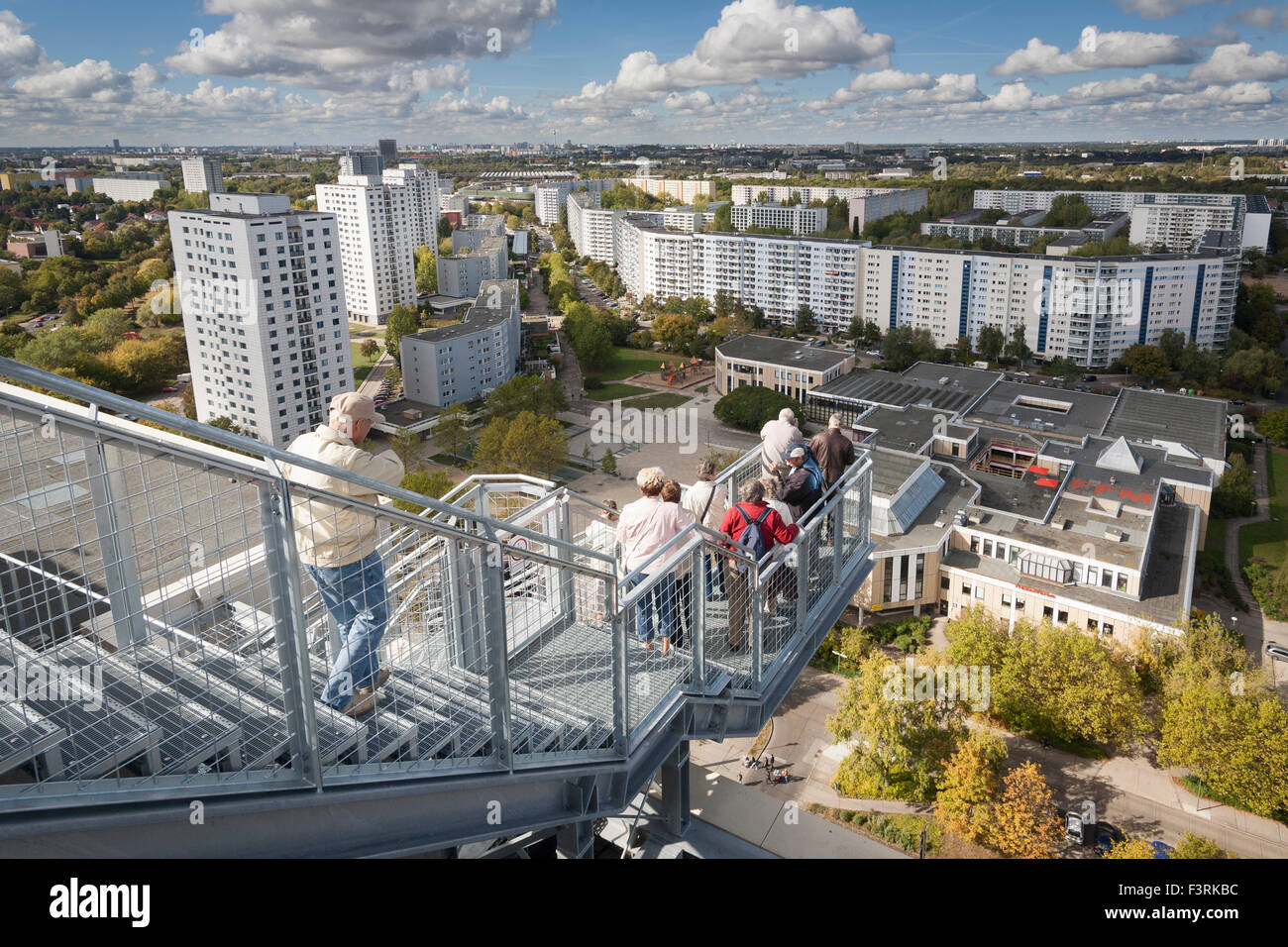Skywalk Marzahner Promenade, Berlin, Germany Stock Photo, Royalty Free