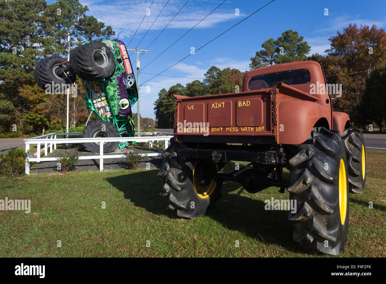 North Carolina, Poplar Branch, Digger's Dungeon, home of the Grave Stock Photo, Royalty Free