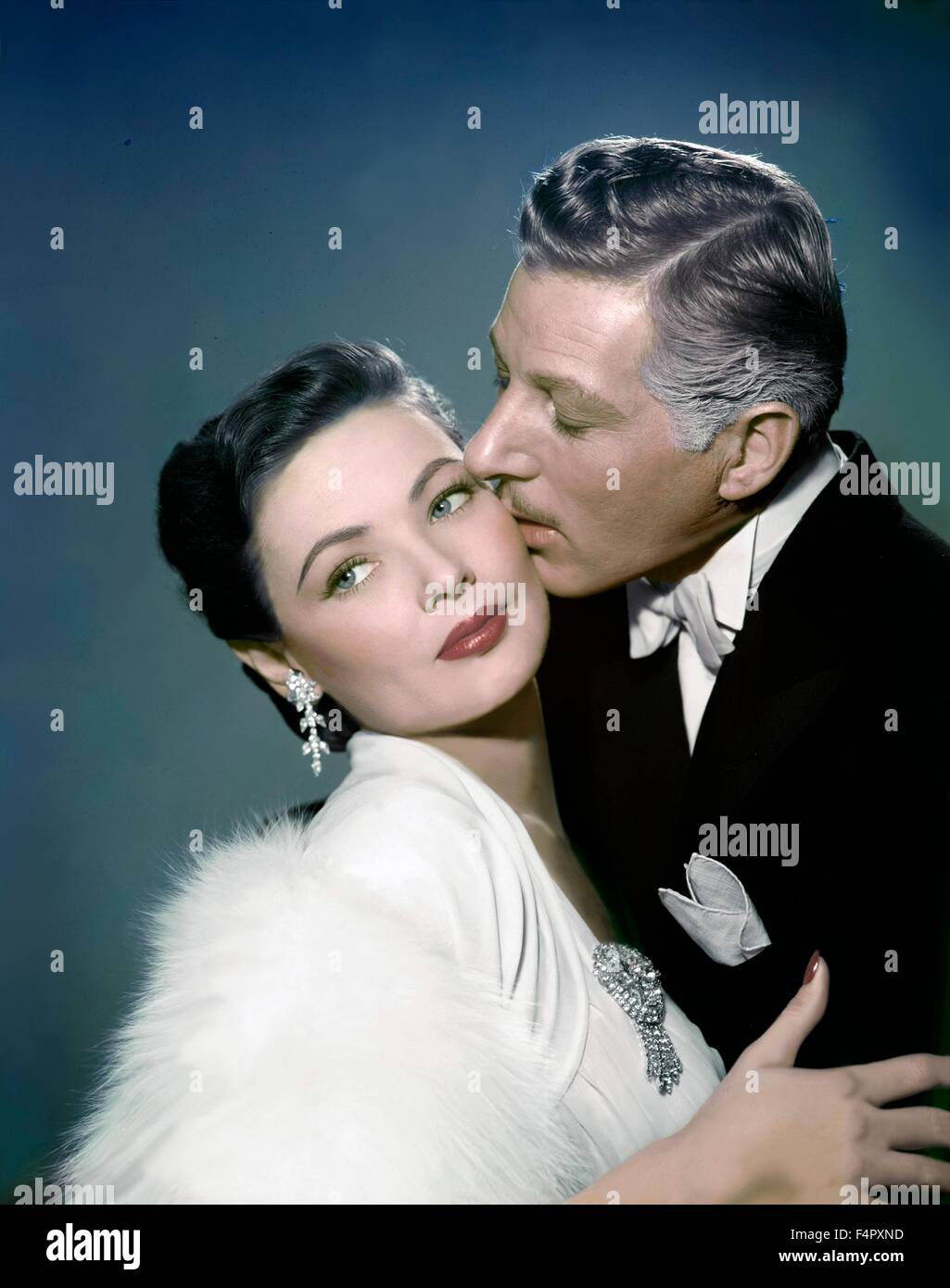 Gene Tierney and Danny Kaye / On The Riviera / 1951 / directed by Stock