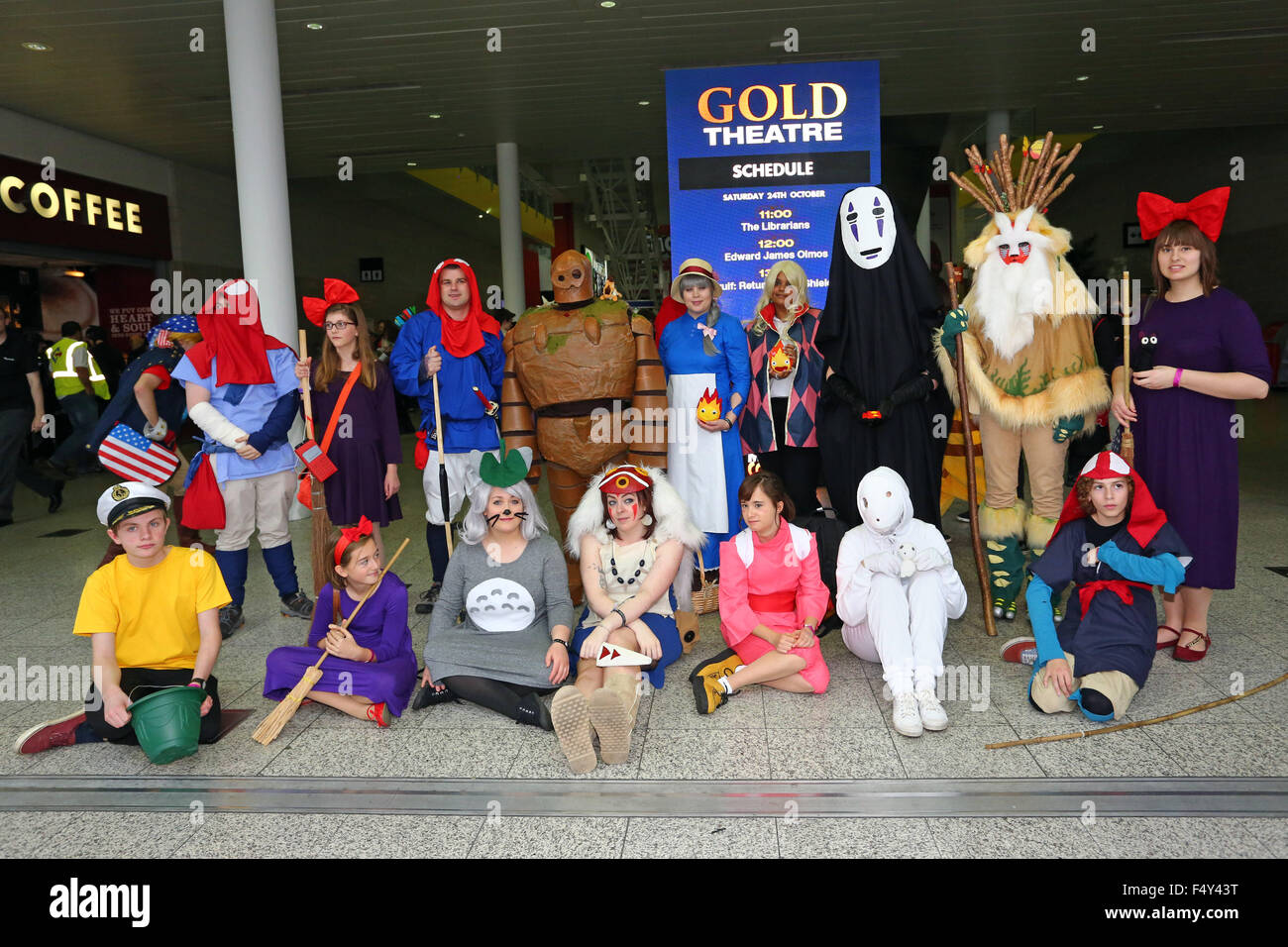 Studio Ghibli Film London | london uk 24th october 2015 characters from the studio Studio Ghibli Film London | london uk 24th october 2015 characters from the studio