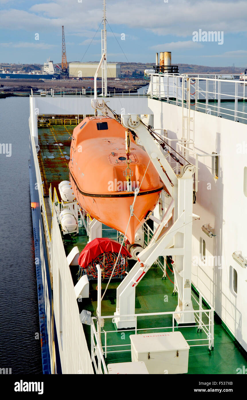 A typical RoRo (Roll on Roll off) car ferry boat. This is one of