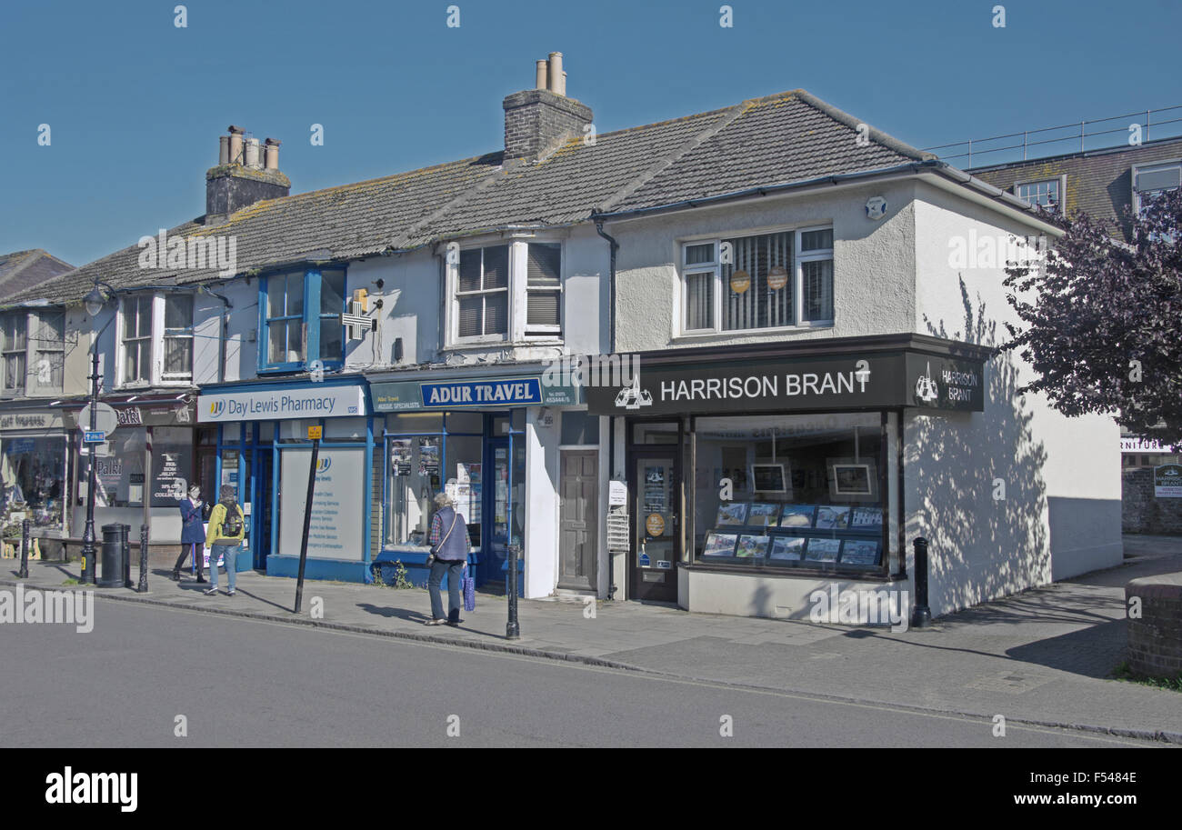 Shoreham By Sea, Shops, Sussex Stock Photo, Royalty Free Image