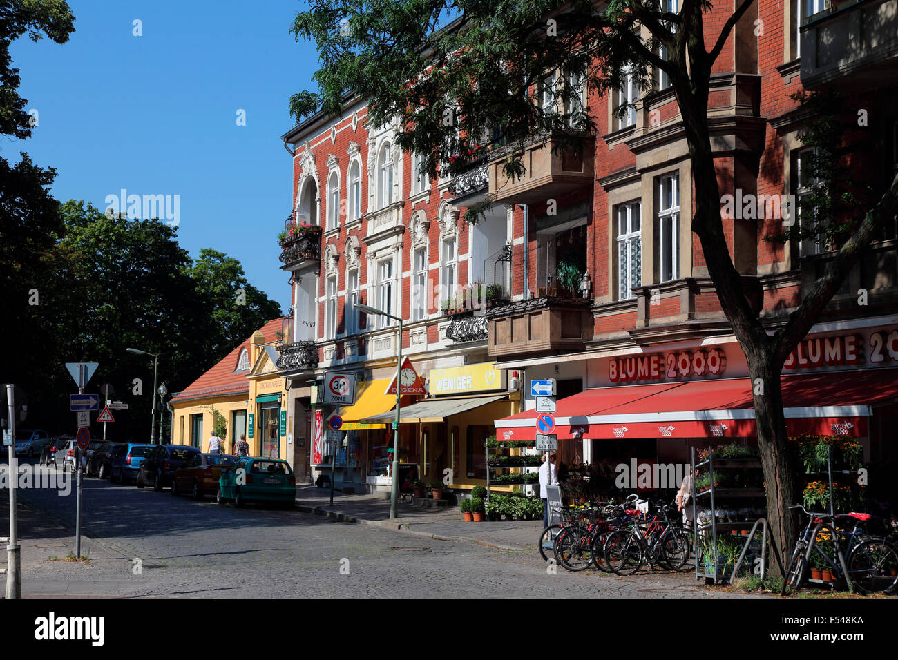 Berlin Zehlendorf Teltower Damm Stock Photo, Royalty Free Image ...