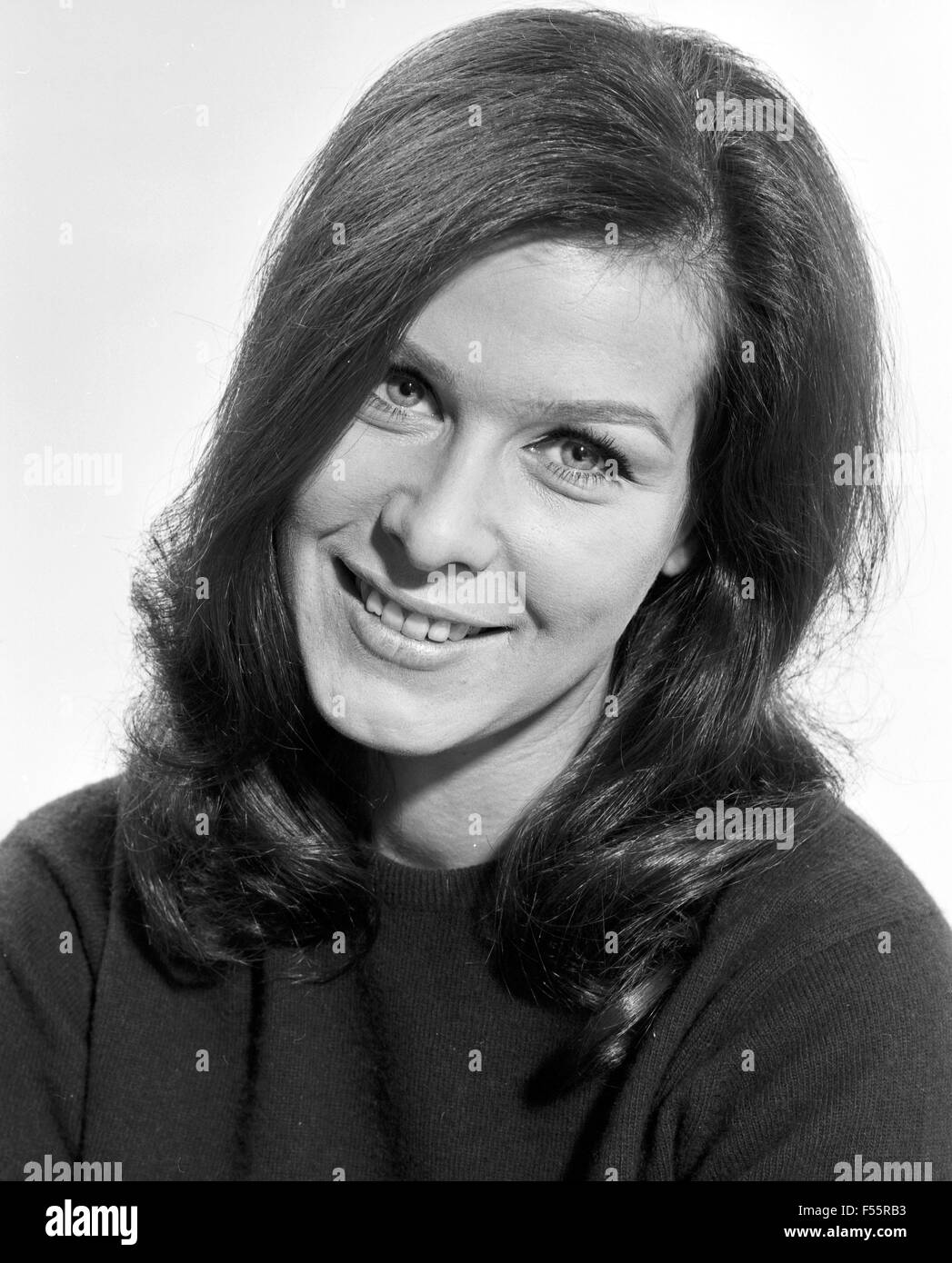 Die deutsche Schauspielerin Antje Roosch, Deutschland 1960er Jahre.