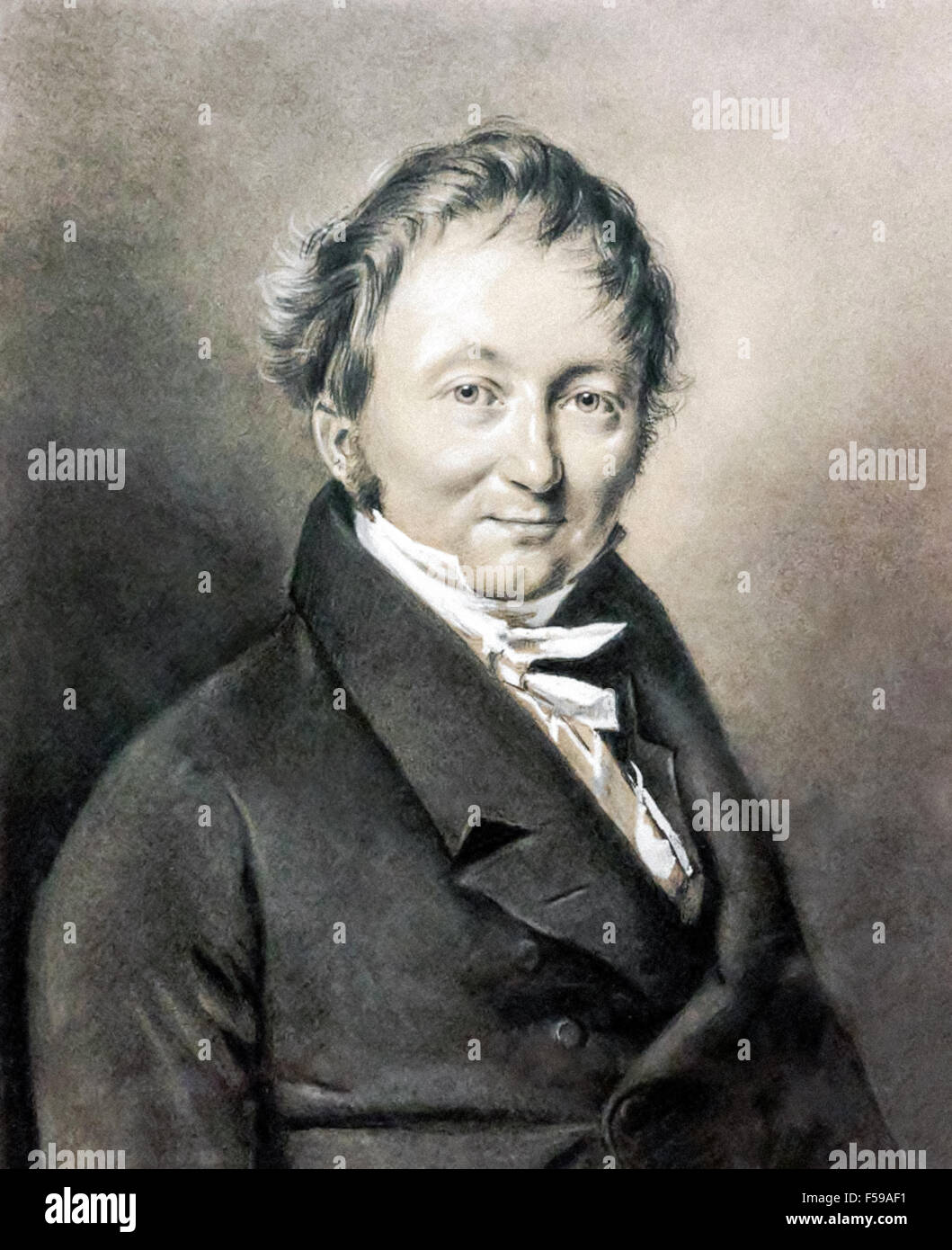 Karl Freiherr von Drais (1785-1851) German inventor of the first Stock Photo, Royalty ...1058 x 1390