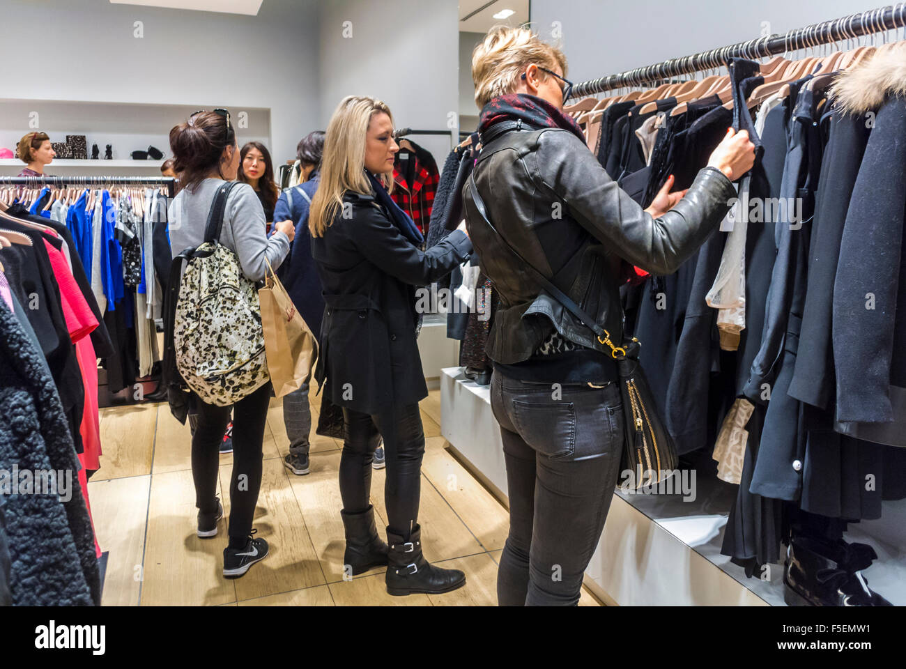 Paris, France, Women Shopping Luxury Stores in &quot;La Vallee Village Stock Photo, Royalty Free ...