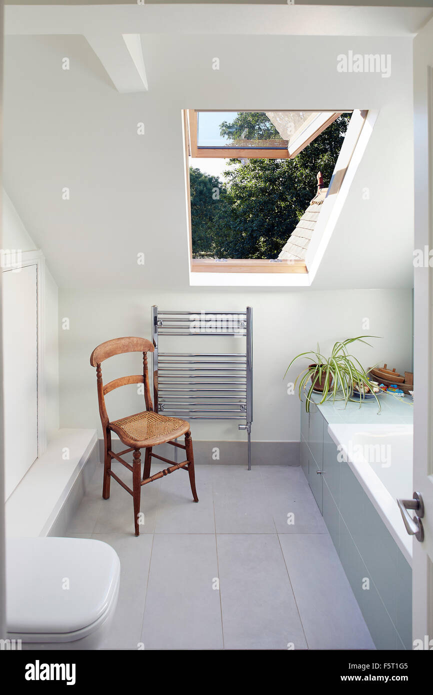 Bathroom Windows London bathroom with pitched roof and velux window. wendell rd, london Bathroom Windows London bathroom with pitched roof and velux window. wendell rd, london