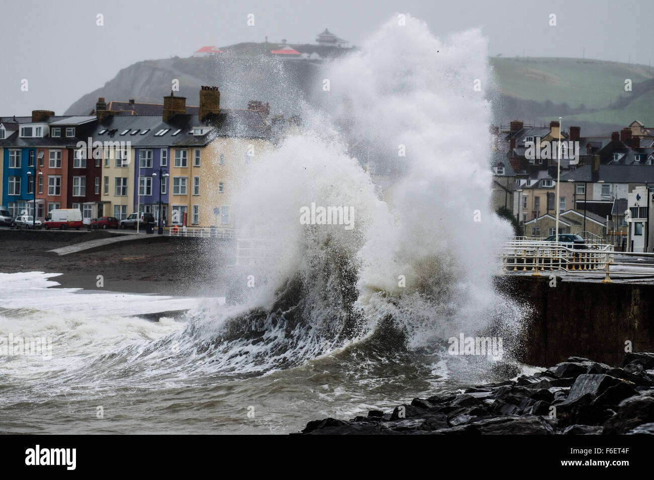 Aberystwyth, Wales, UK. 17th November, 2015. UK Weather The second