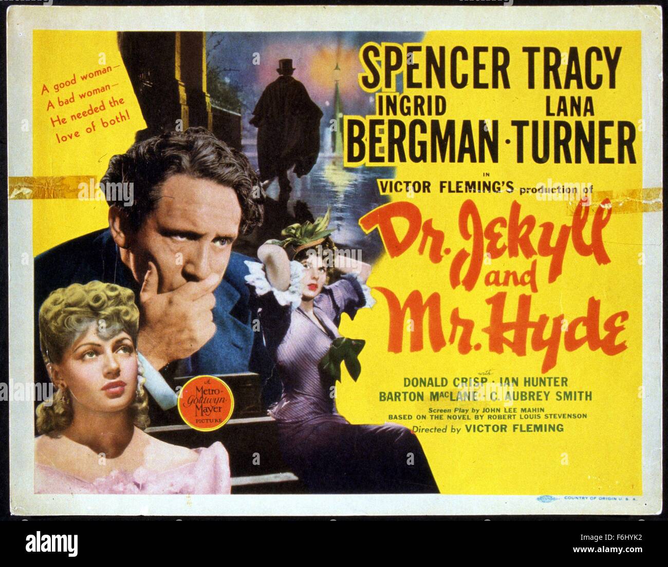 1941, Film Title DR. JEKYLL AND MR. HYDE, Director VICTOR FLEMING Stock Photo 90134662 Alamy