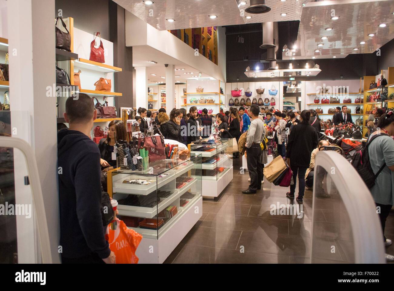 Paris, France, People Shopping in Luxury Outlet Mall, Centre Stock Photo, Royalty Free Image ...