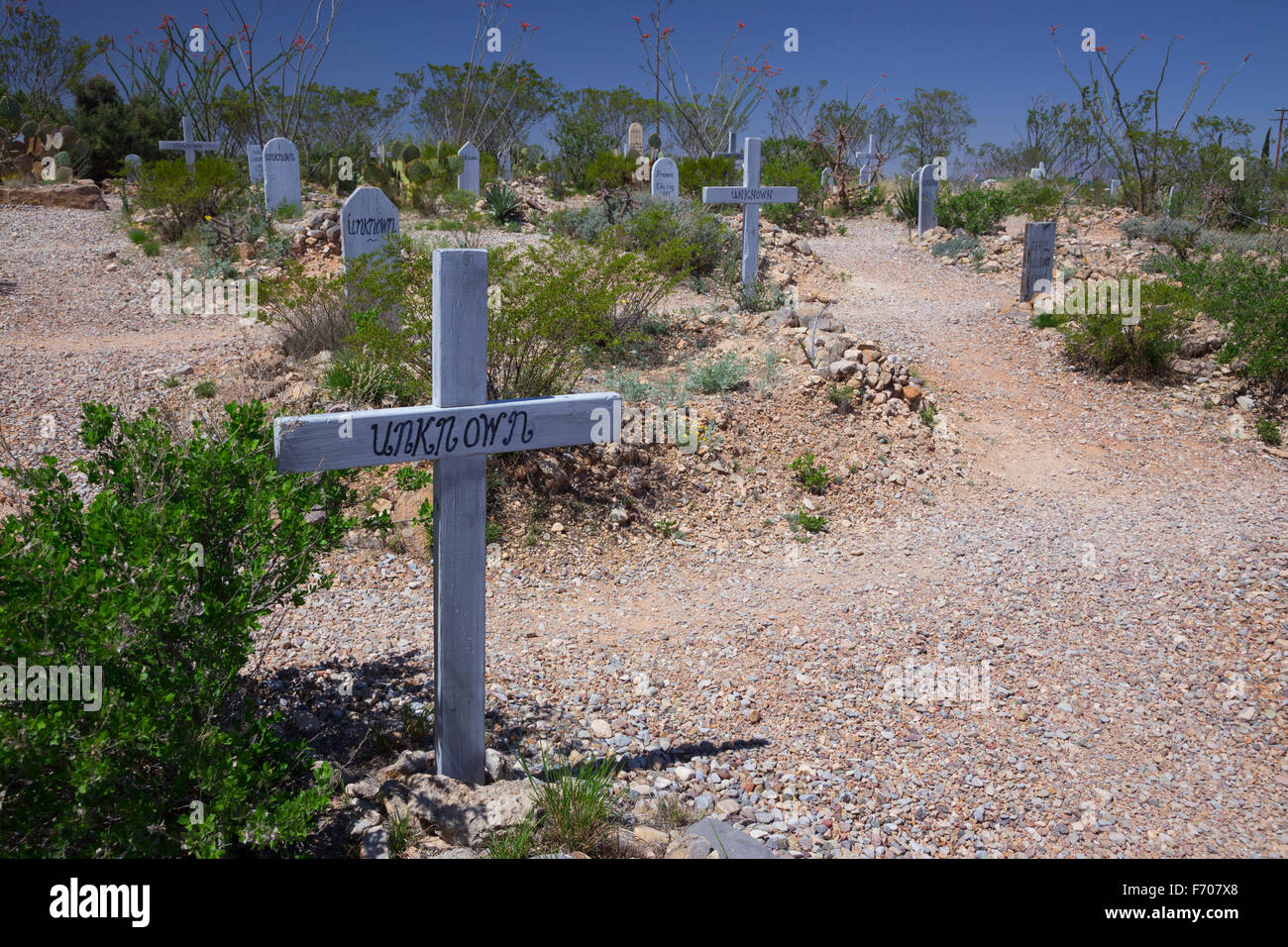 Tombstone, Arizona, USA, April 6, 2015, Boot Hill Cemetery, old Stock