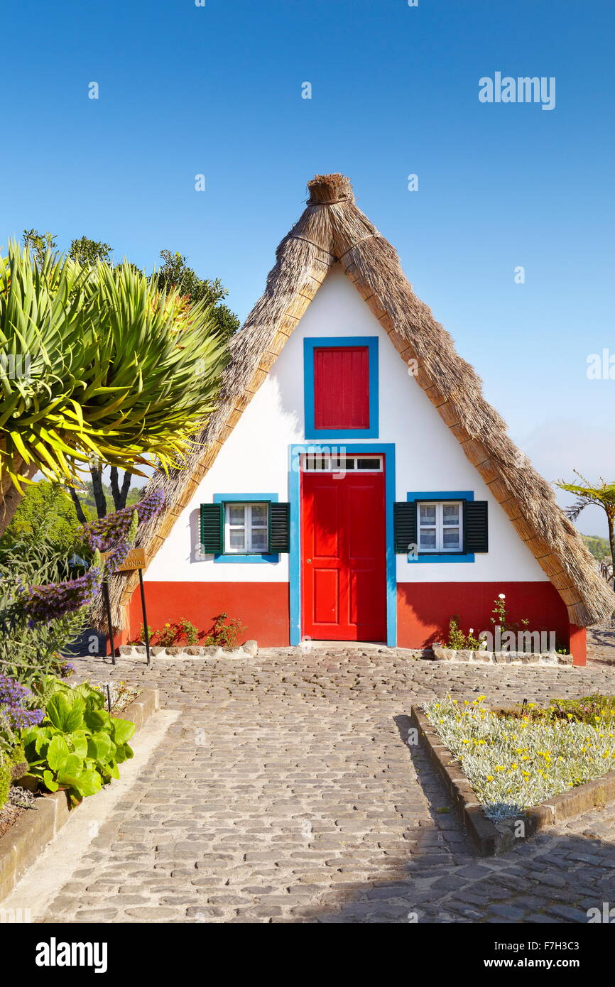 Santana traditional house Santana, Madeira Island, Portugal Stock