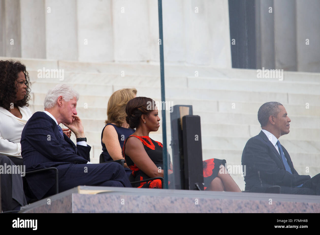 U.S. President Barack Obama, first lady Michelle Obama, Caroline Stock Photo, Royalty ...