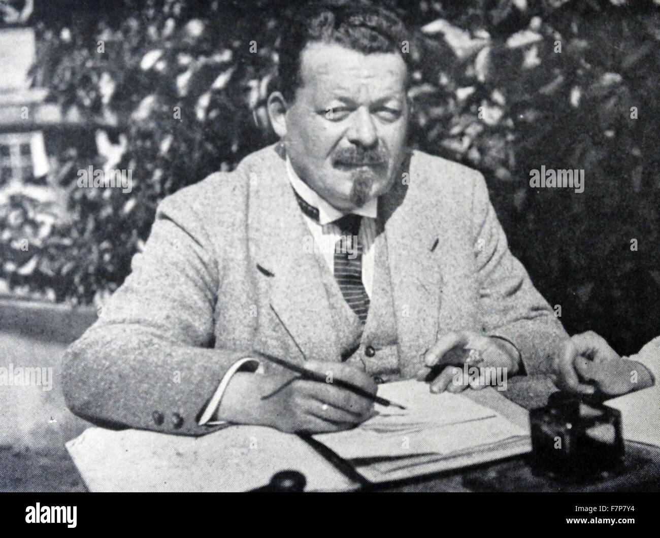 Friedrich Ebert, first President of the German Federated Republic Stock