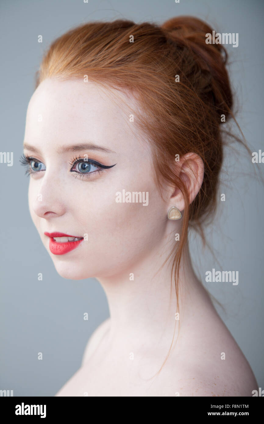 beautiful naked blue eyed girl red headed women tied up naked