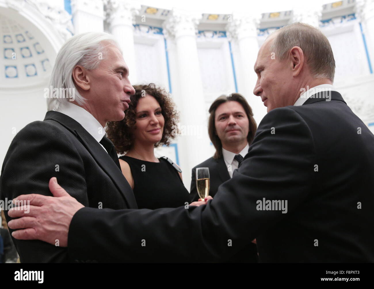 Moscow, Russia. 10th Dec, 2015. Russian operatic baritone Dmitri Stock ...