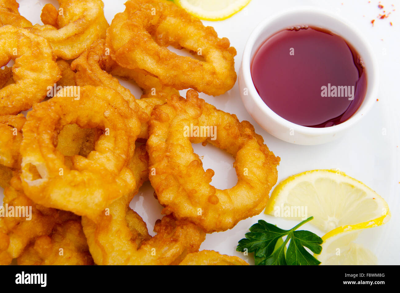 Deep Fried Octopus Rings Stock Photos Deep Fried Octopus Rings Stock