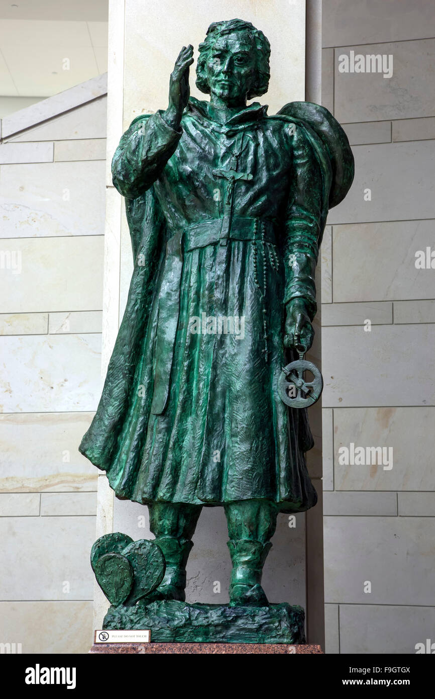 Statue of Father Francisco Eusebio Kino, SJ, Emancipation Hall, U.S
