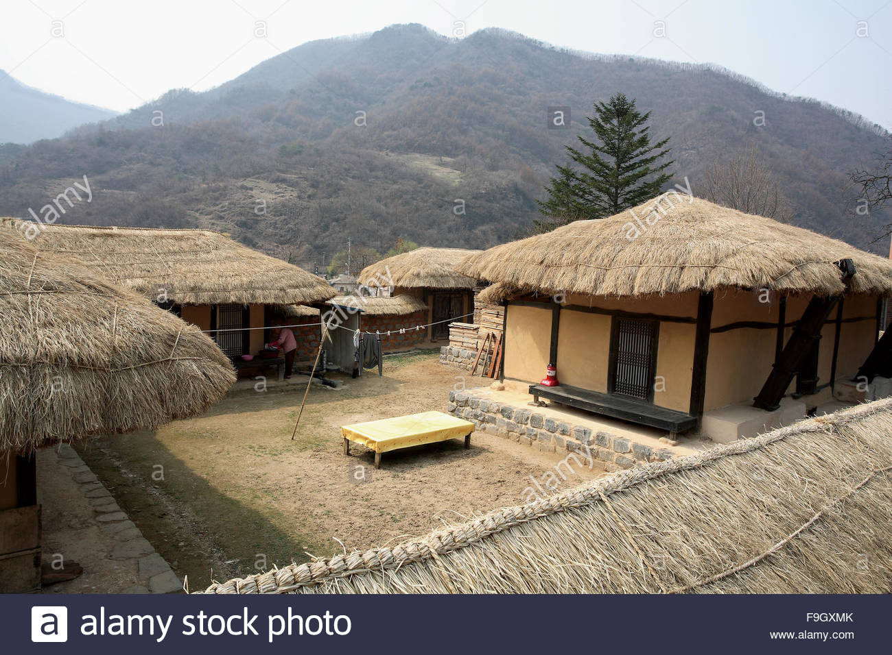 GrassRoofed House Stock Photo 91955939 Alamy