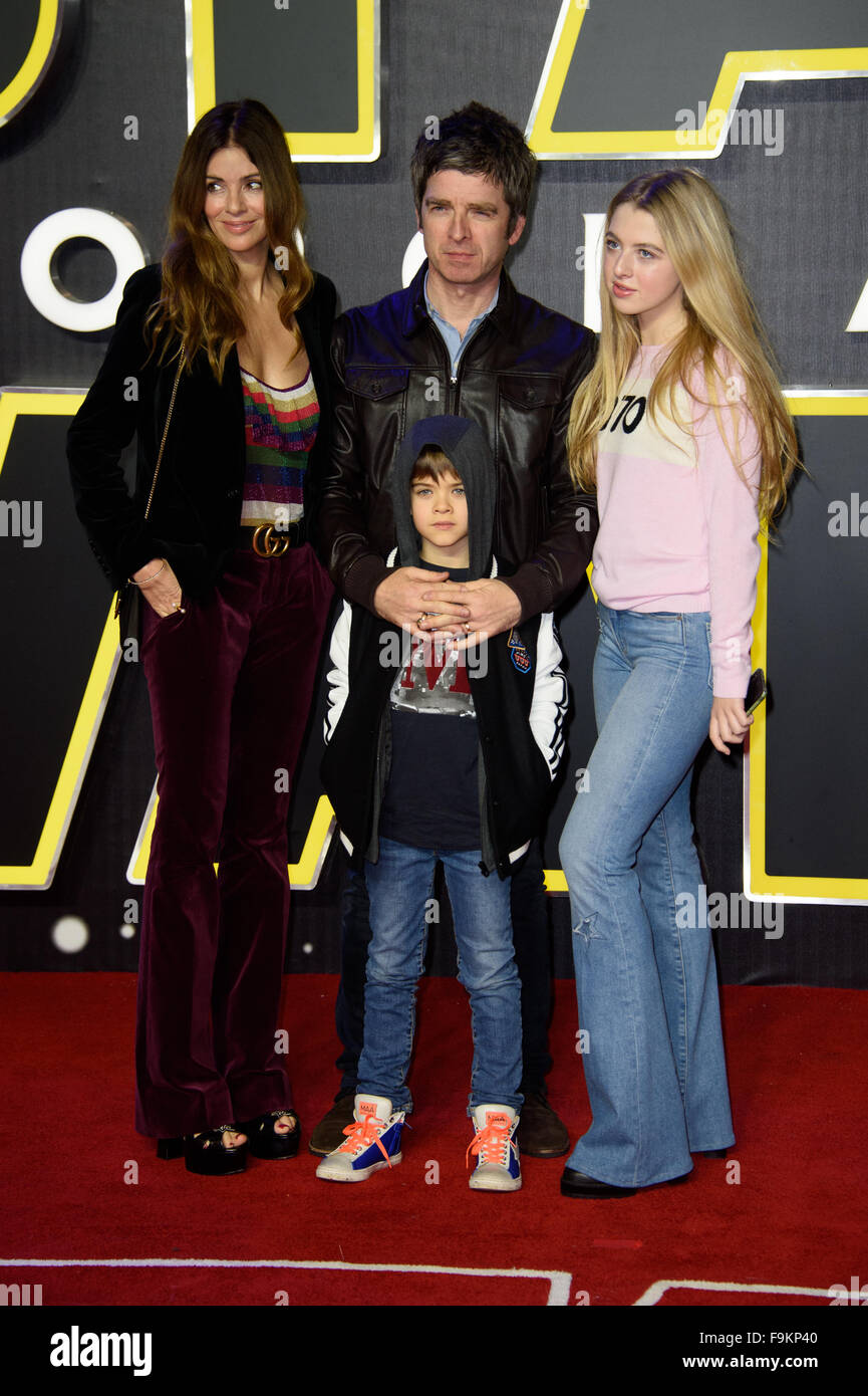 Sara Macdonald, Noel Gallagher, Anais Gallagher and Donovan Gallagher