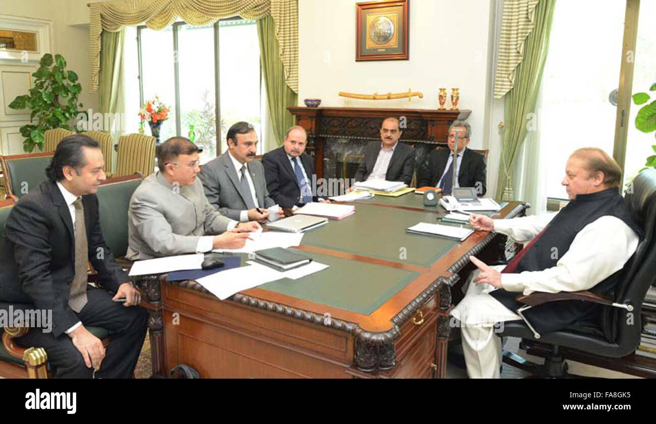 Prime Minister Muhammad Nawaz Sharif Chairing Meeting On CDA