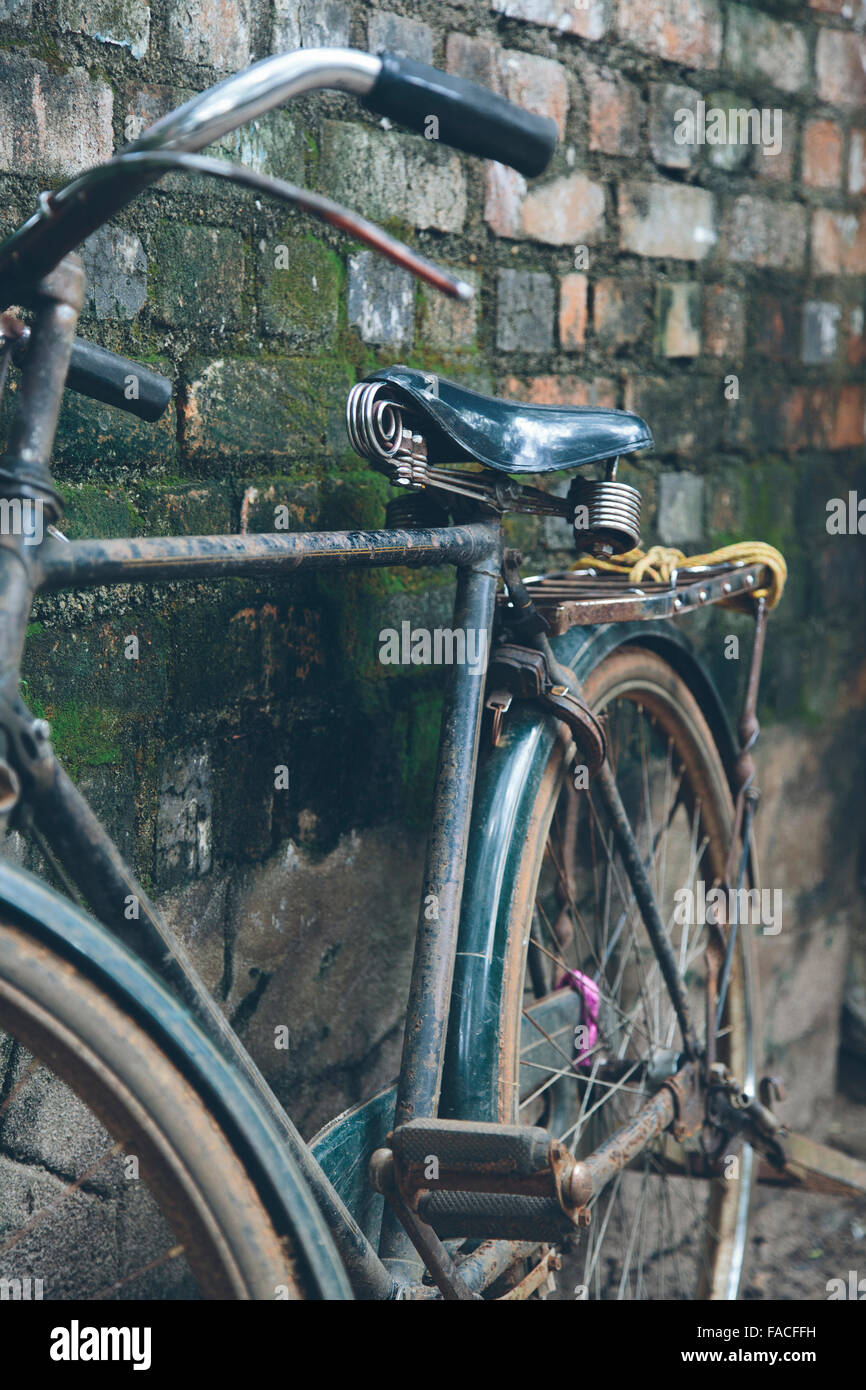 Old bike in Kerala, India Stock Photo 92474021 Alamy