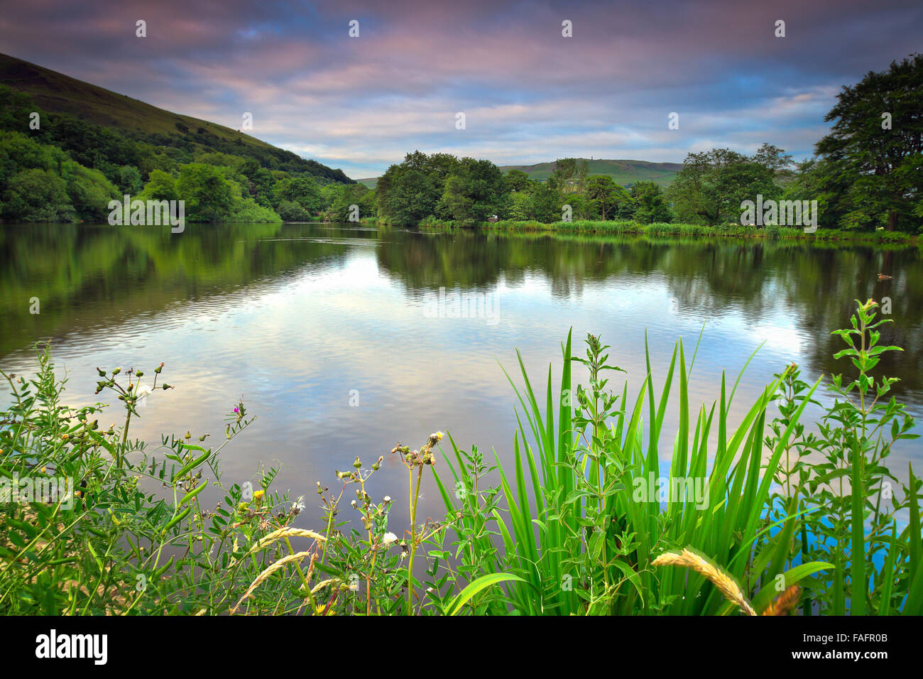 Royal George Mill Pond Greenfield Saddleworth Lancashire England