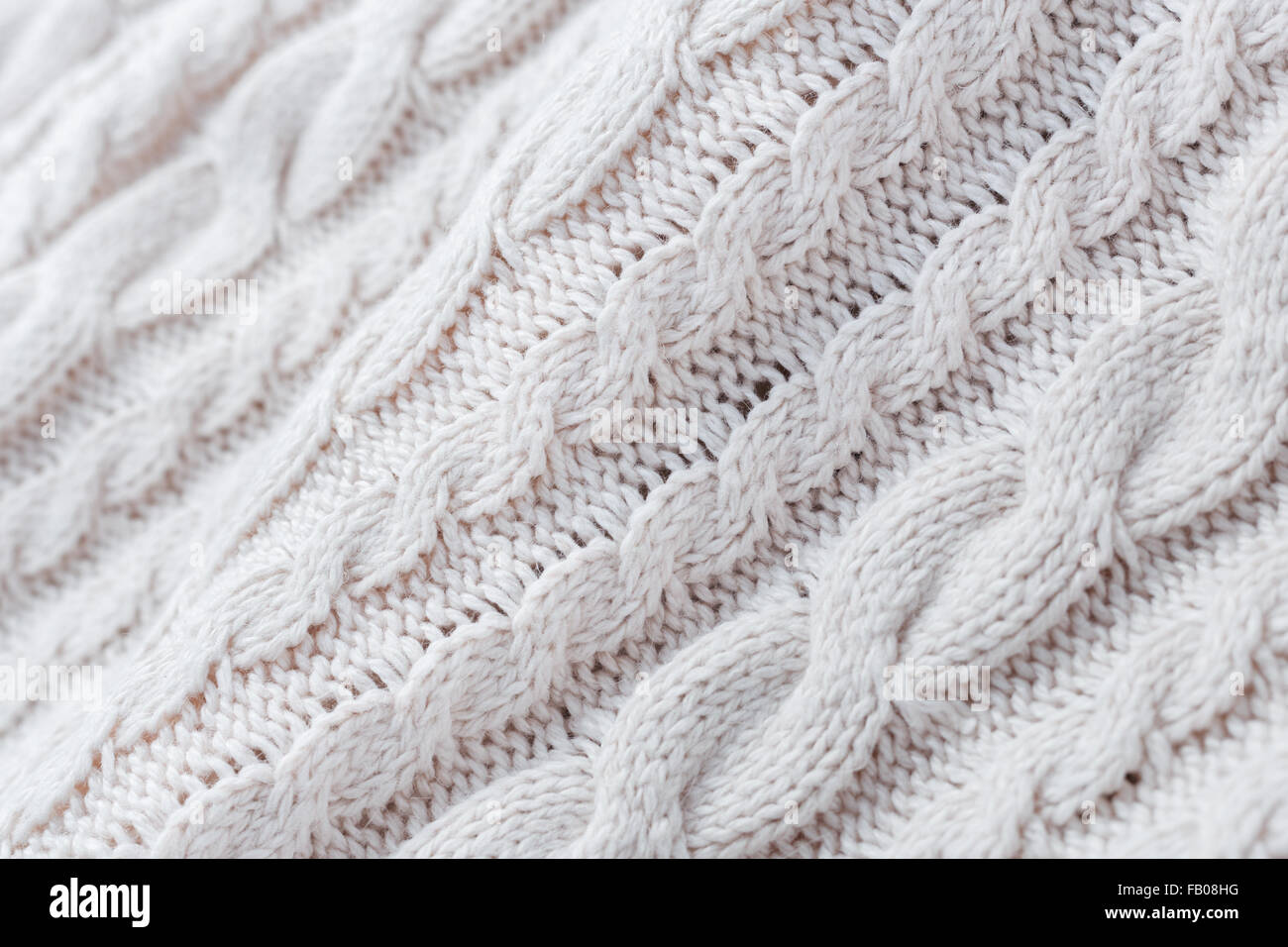White Knit Fabric Texture And Background Stock Photo Royalty Free