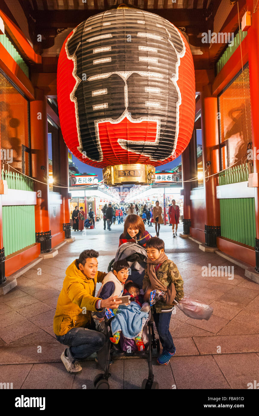 Japan Honshu Tokyo Asakusa Sensoji Temple Aka Asakusa Kannon Temple