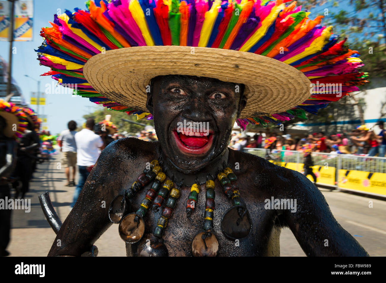 Barranquilla Colombia March 1 2014 People At The Carnival Parades