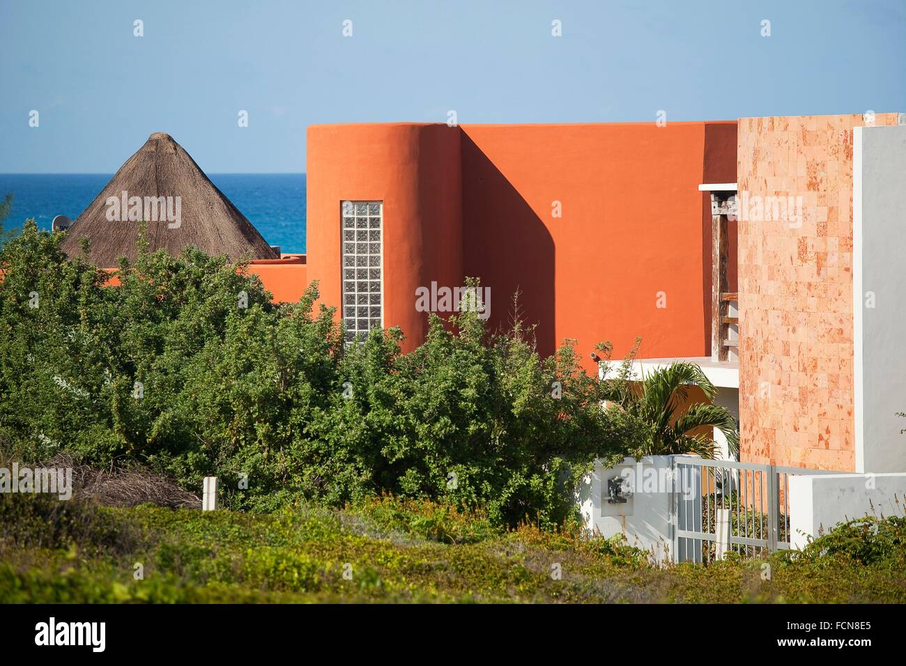 colorful house with modern architecture isla mujeres cancun quintana roo yucatan province mexico north america - Modern Architecture Mexico colorful house with modern architecture isla mujeres cancun quintana roo yucatan province mexico north america - Modern Architecture Mexico