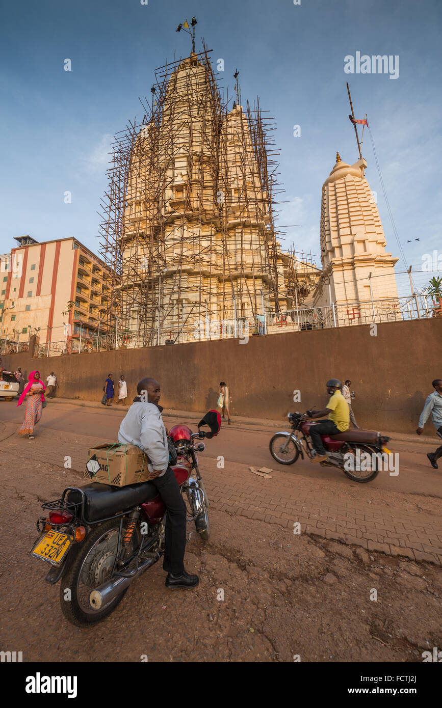 Hindu Temple Kampala Uganda Africa Stock Photo Alamy