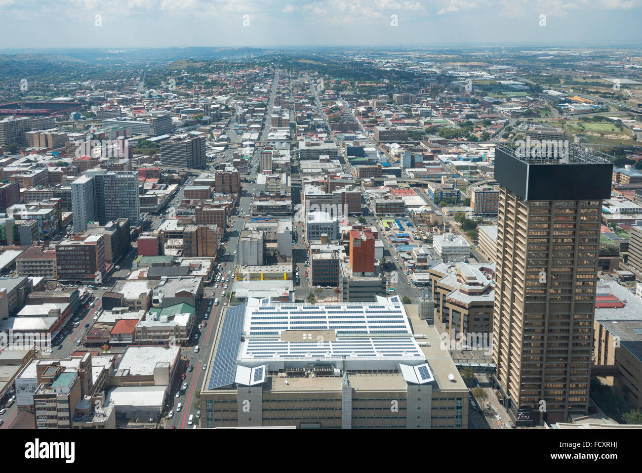 City CBD view from Carlton Centre, Johannesburg, City of Johannesburg