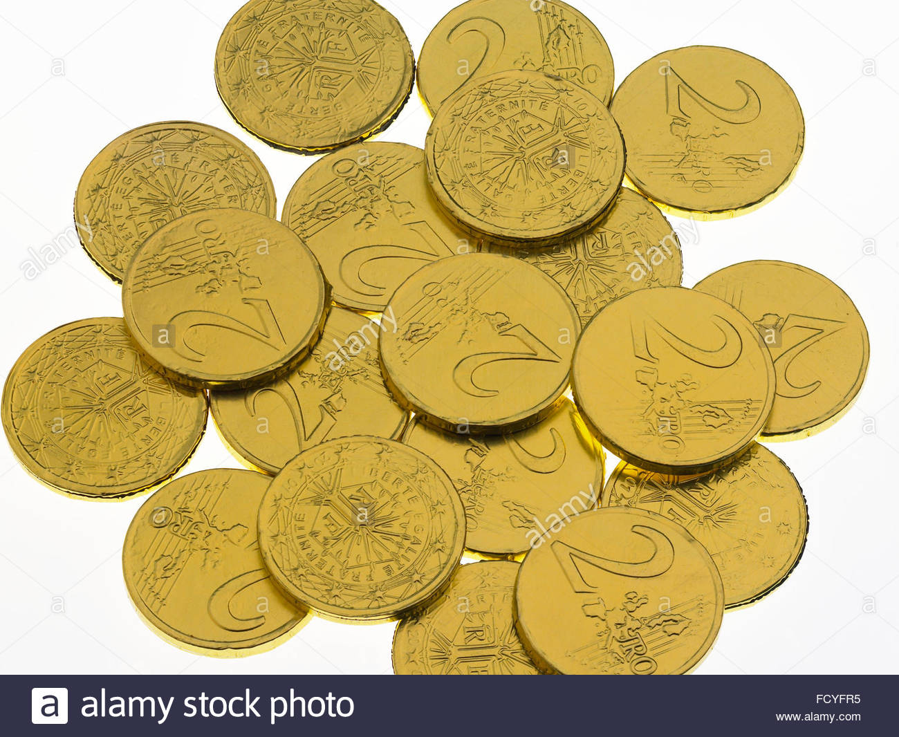 Chocolate money Stock Photo, Royalty Free Image 94032825 Alamy